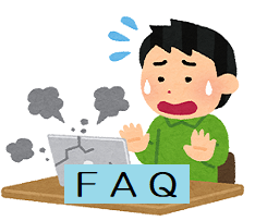 パソコンのトラブルで男性が慌てているイラスト